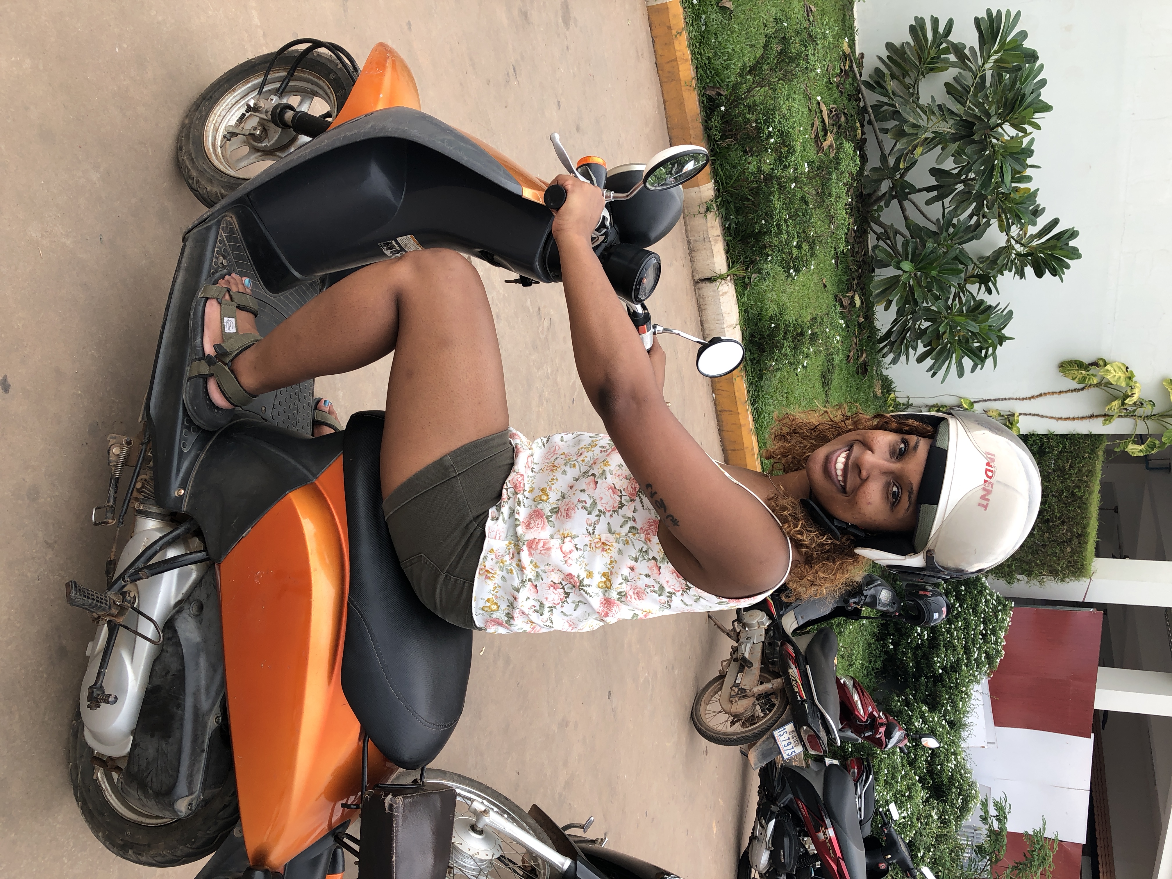 motorbike in cambodia