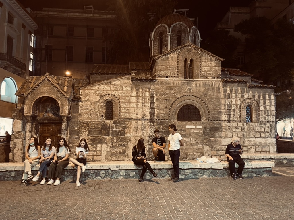 me at Panaghia Kapnikarea Church