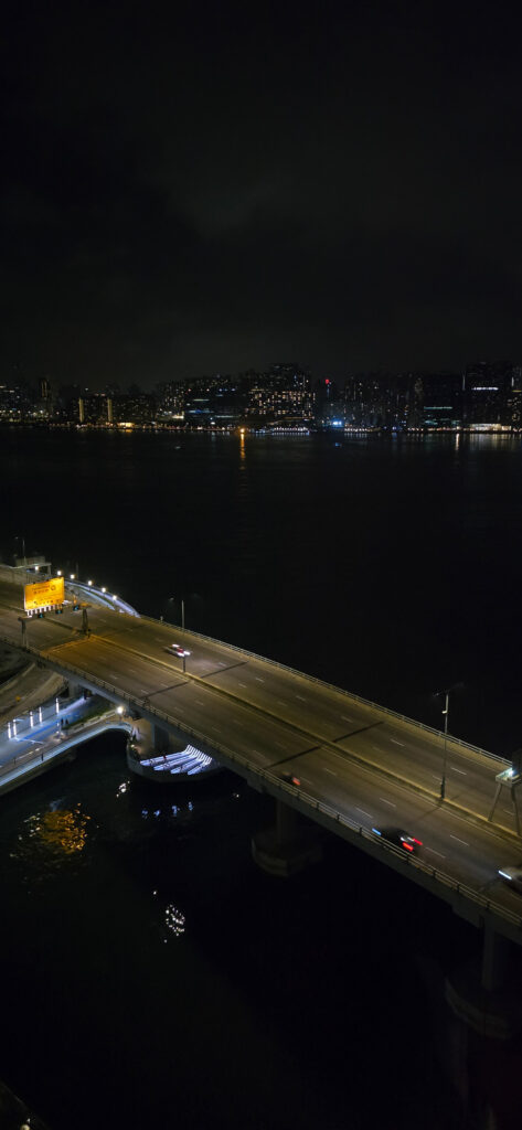night room view of hyatt centric victoria harbour hong kong