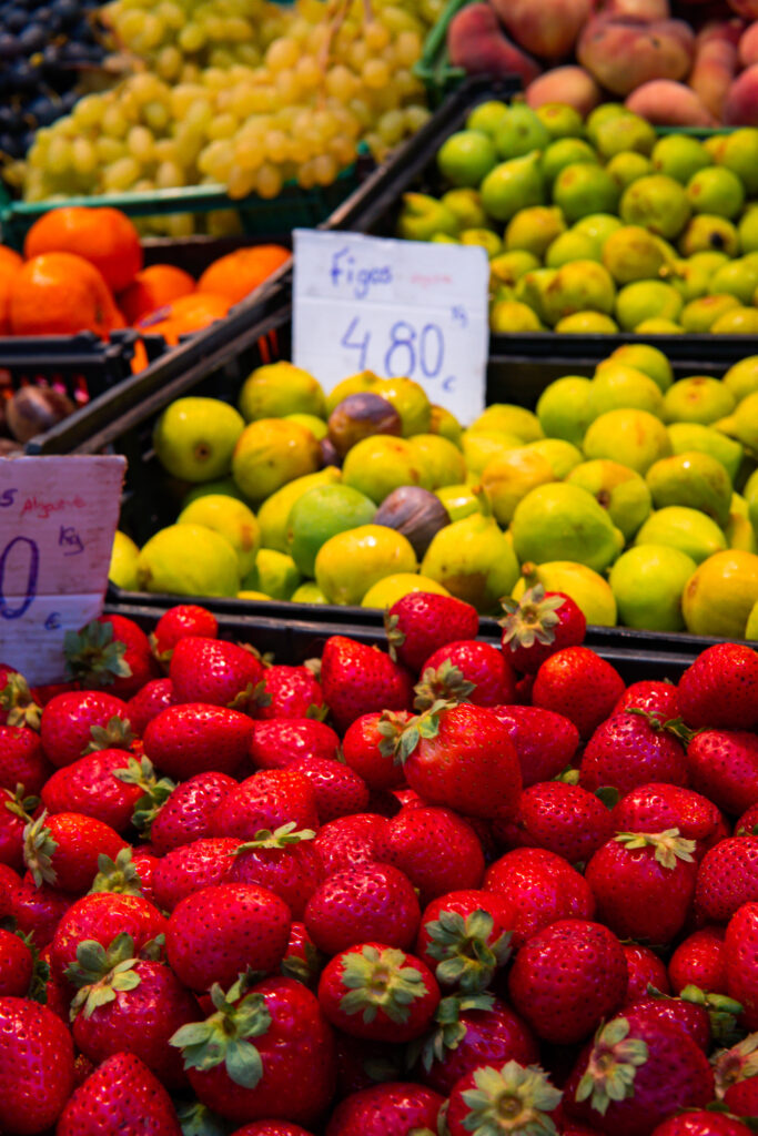 fresh fruit at mercado bolhão things to do in porto