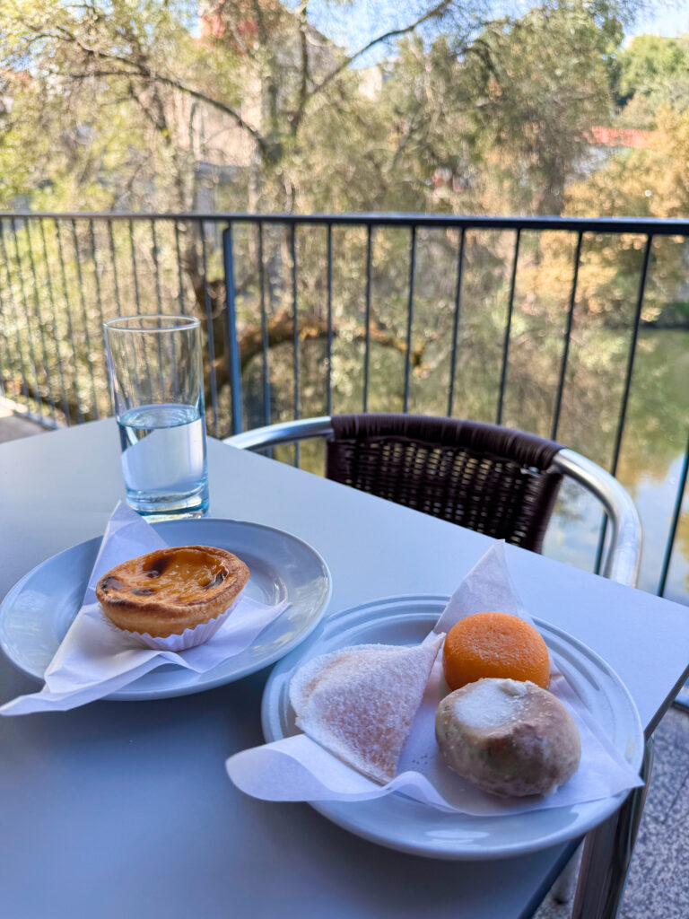 traditional portuguese sweets at Confeitaria da Ponte