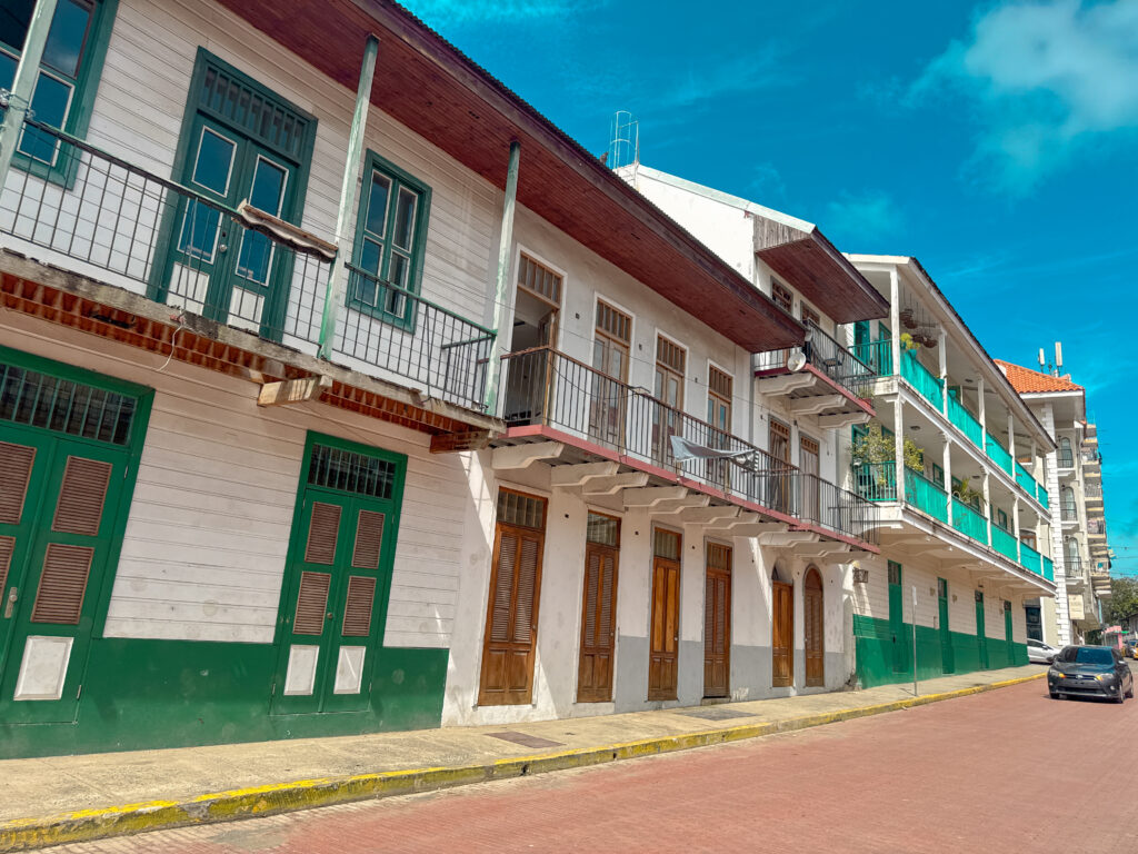 colorful streets and buildings of panama city itinerary