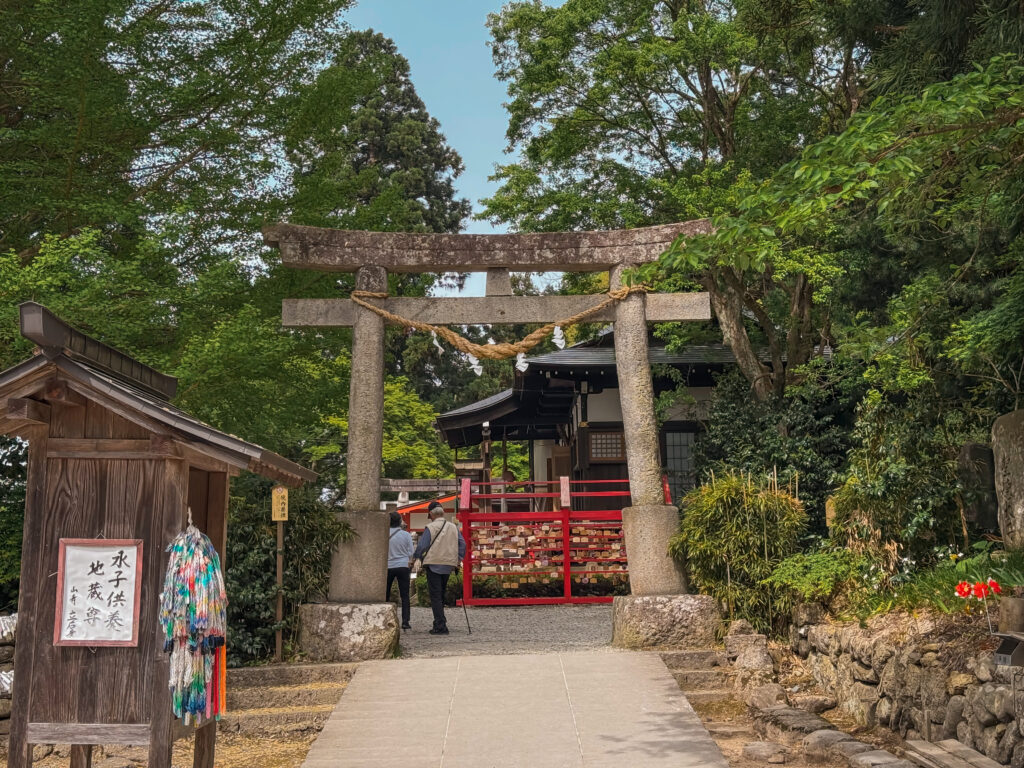 yamadera entrance for day trip, yamagata japan 